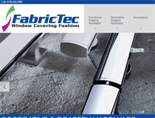 Tablet Screenshot of fabrictec.com